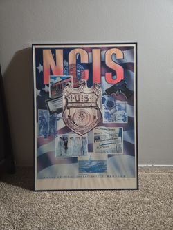 Signed by Jeffery Calhoun framed NCIS numbered limited edition 00/450