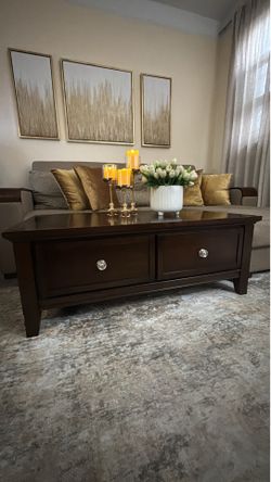Picket House Furnishings Rouge Coffee Table in Cherry