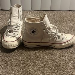 White High Top Converse