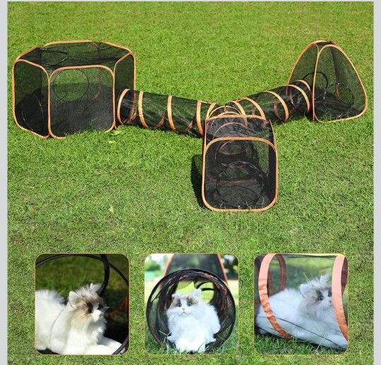 Outdoor Cat Tunnel System