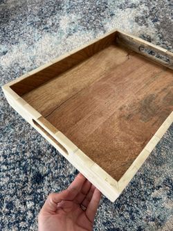 White Tiled Tray