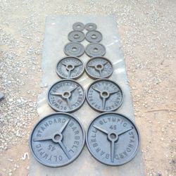 Olympic Weights 245lbs