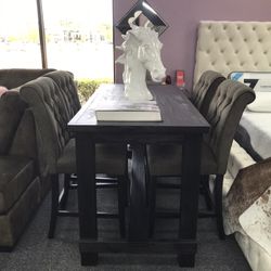 5 Piece Counter Height Dining Set 