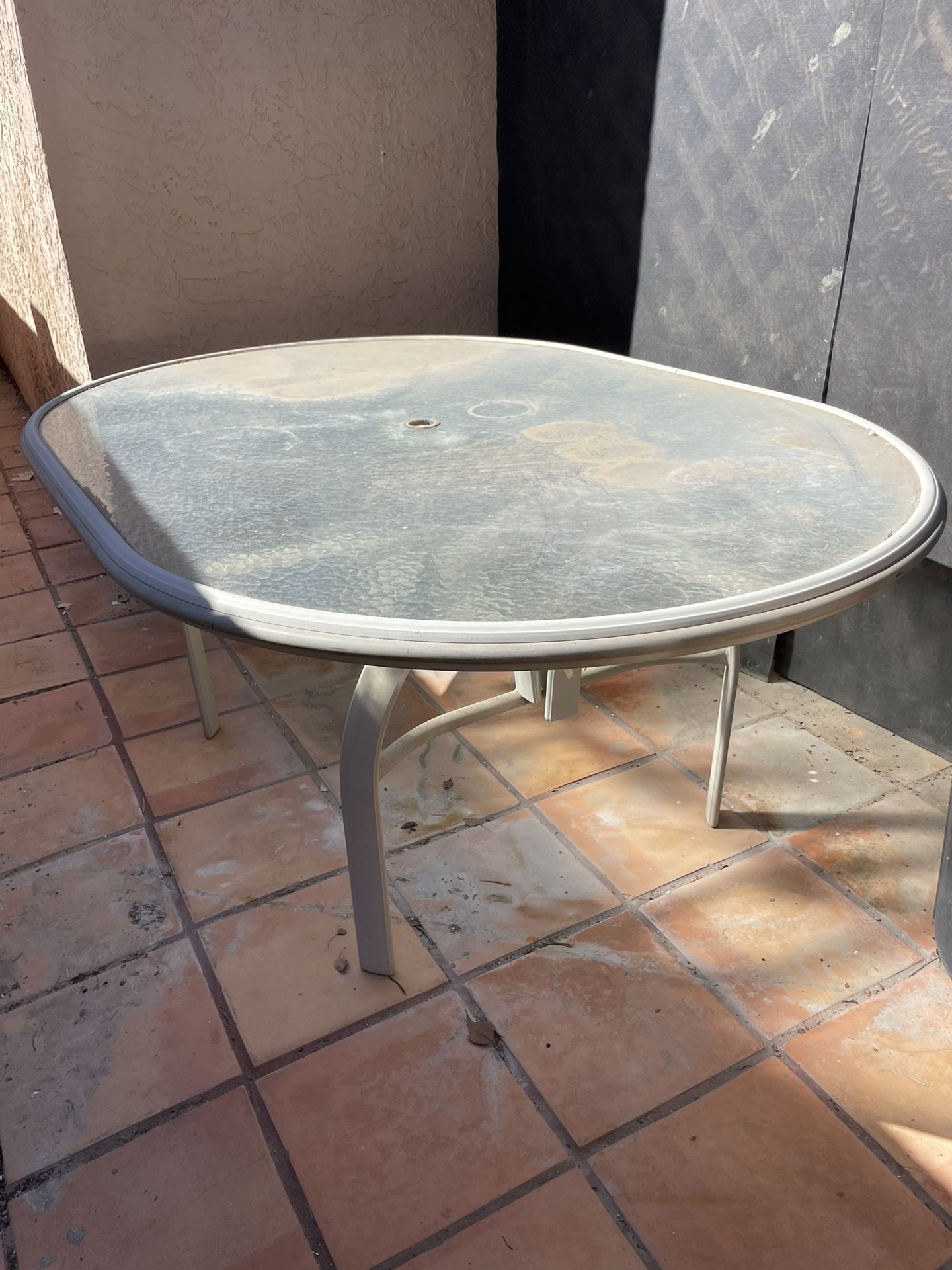 Patio Table And 6 Free Chairs