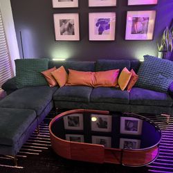 Dark Green Couch