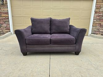Charcoal Gray Loveseat
