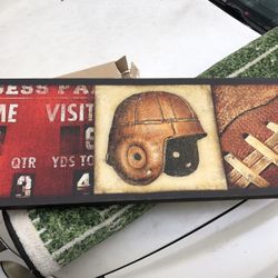 Football Canvas Poster Art