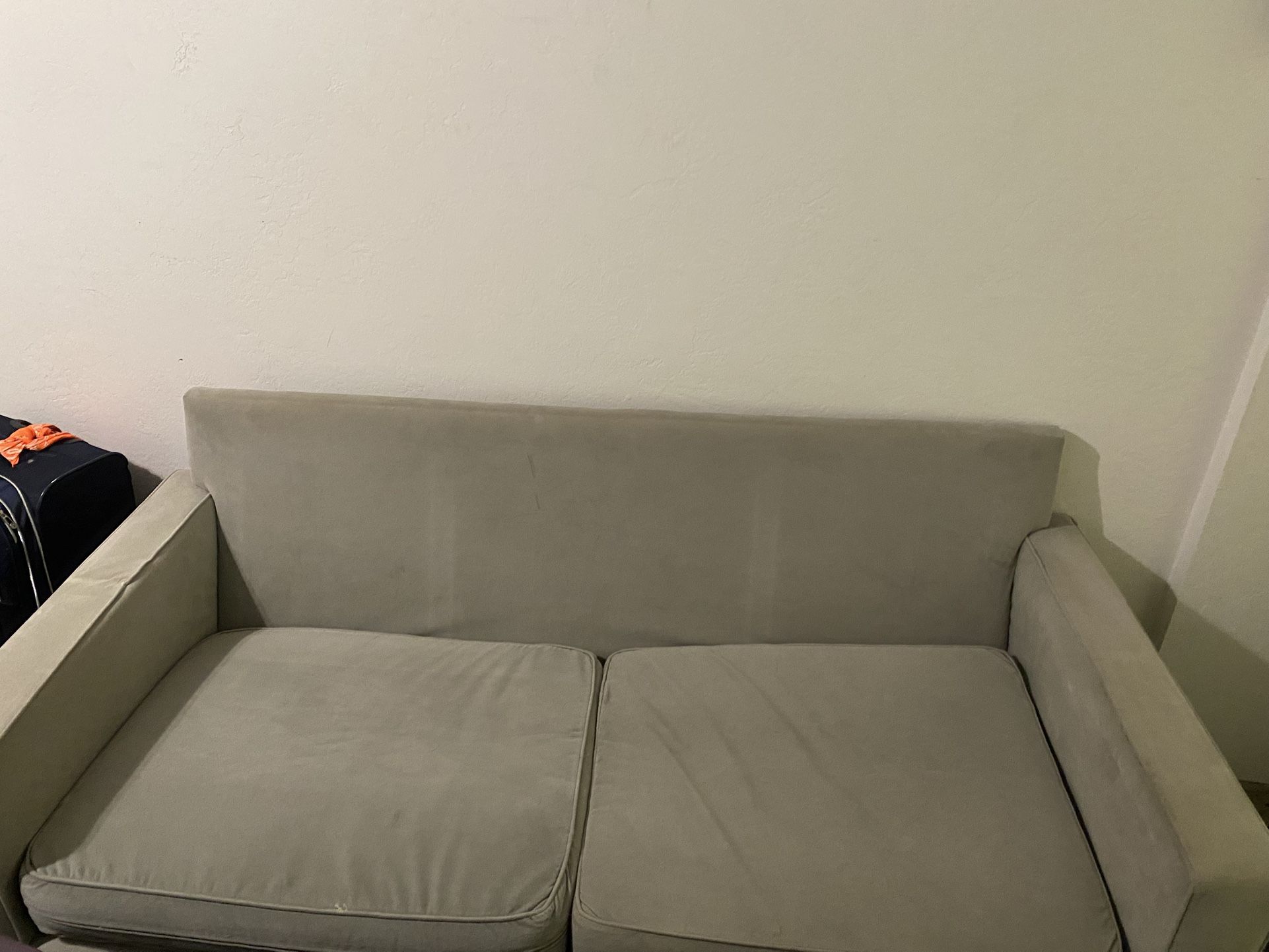Grey Two Seat Love Seat