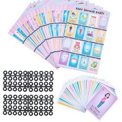 Bilingual Baby shower Loteria