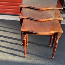 Set of 3 Bombay Company Nesting Tables