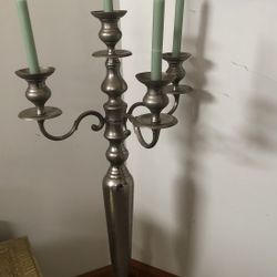 Tall Four Arm Floor Candle Holder 