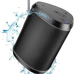 Portable Bluetooth Speaker, Wireless Mini Speaker with Stereo Sound Effect, Bass, 60ft Bluetooth Range, Built-in Mic, Support AUX/TF Card, IPX6 Waterp
