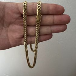 10K Gold | 24in | 59g | 6mm *SOLID* Micro Cuban Link Chain Necklace