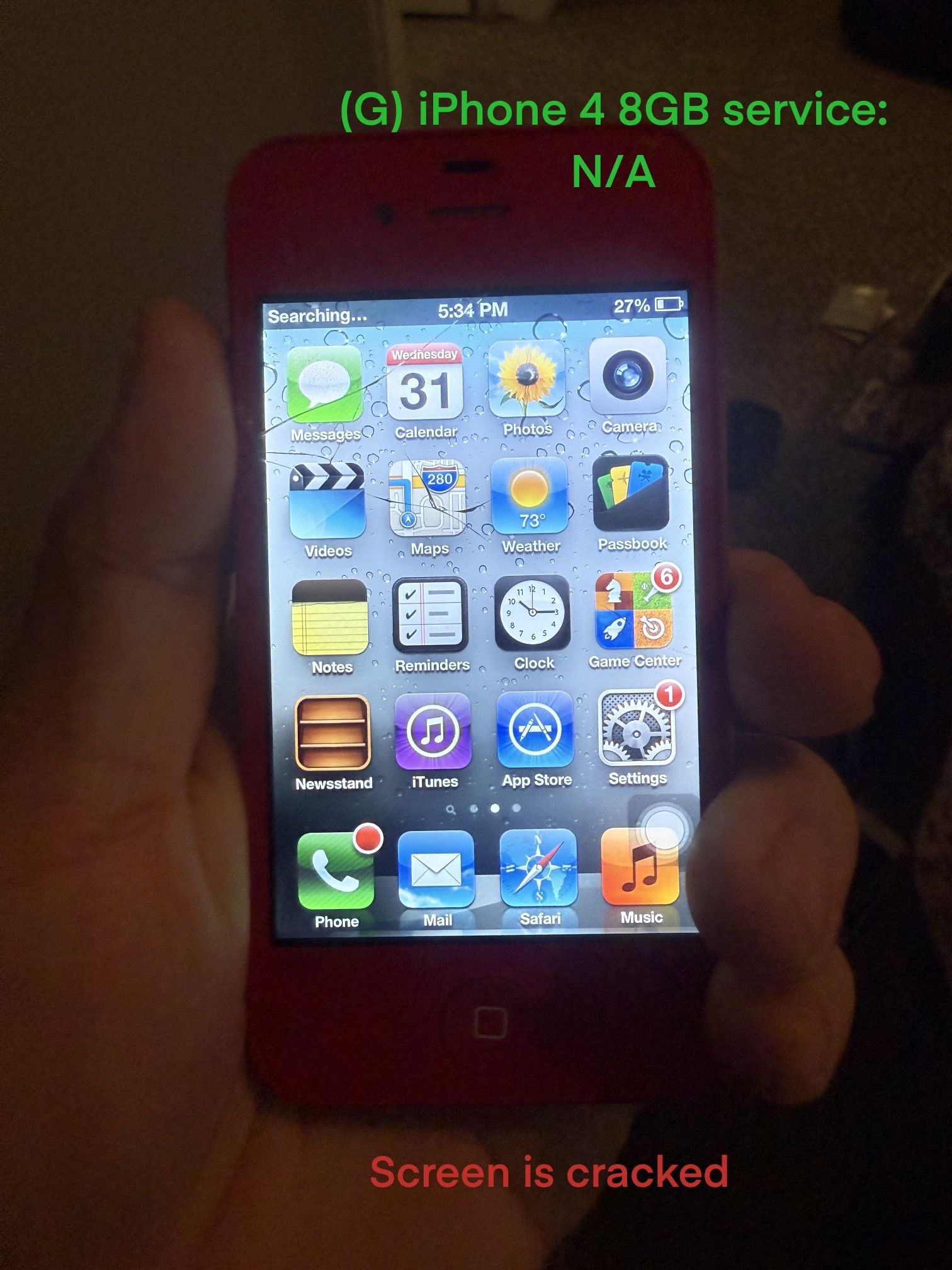 iPhone 4 8GB red