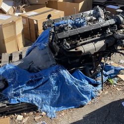 Jaguar XJS V12 Motor And TH400 Transmission GM Unit Aluminum Alloy Block