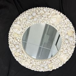 Antique, Seashell Mirror