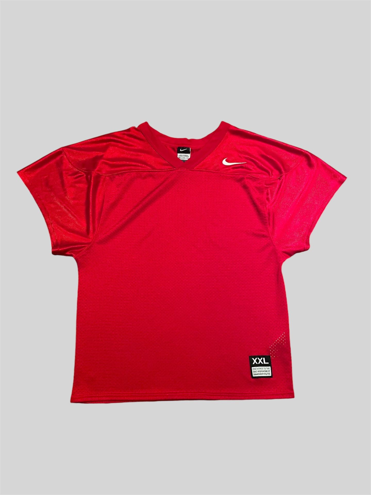 Nike vintage 2000’s red mesh football jersey Size 2XL, Measurements Like Medium