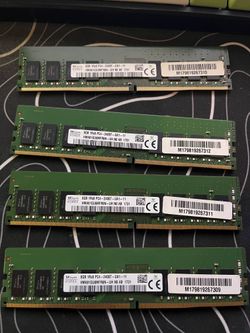 SK hynix 4 x 8GB DDR4 Ram