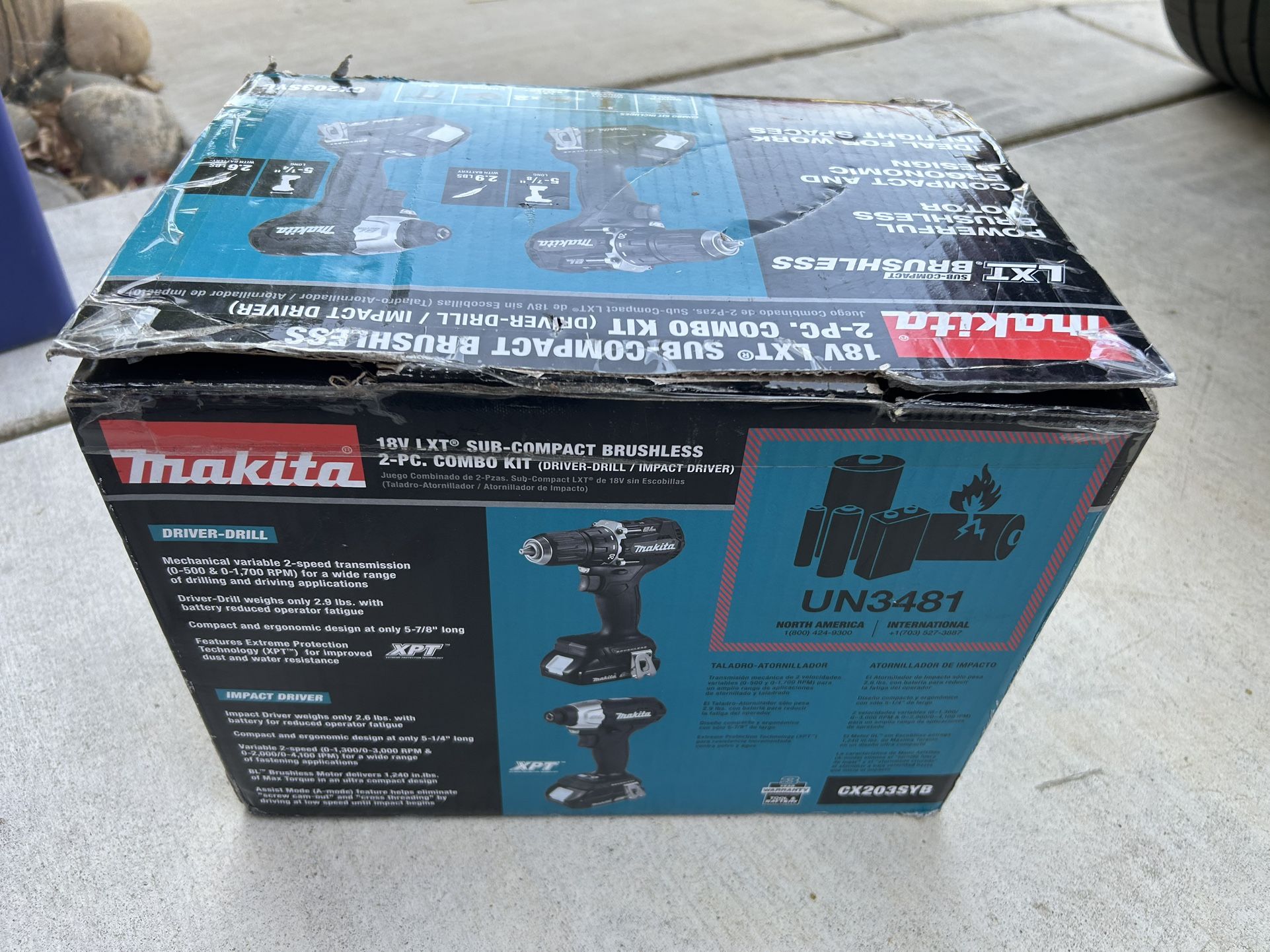 Makita Drill And Impact Brand New In Box Craftsman Milwaukee Dewalt Kobalt Ryobi