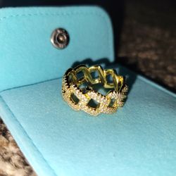 diamond ring gold plated 925 Siver size 9 for men 250 $ 