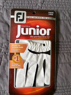 Two FOOTJOY Junior Large Golf Gloves