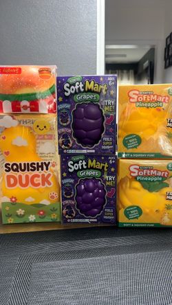 Squishy Toy – Soft Mart, Duck & More