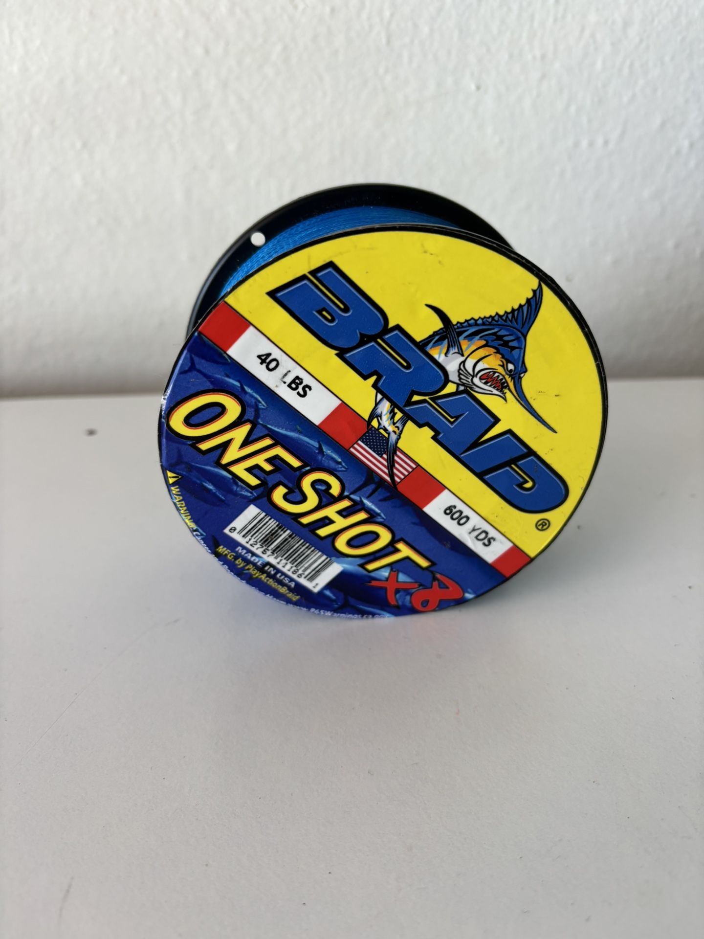 BRAID ONE SHOT SOLID 8X SOLID BRAID – 600 YARD SPOOLS