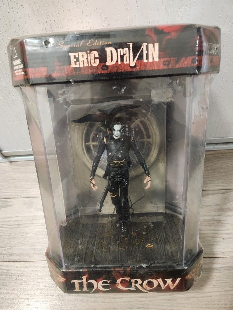 McFarlane Movie Maniacs Special Edition The Crow ERIC DRAVEN Fish Tank Deluxe
