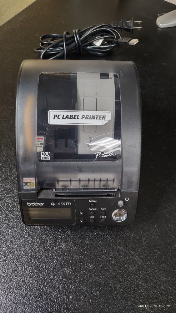 Pc Label Printer P Touch Brother Ql-650td