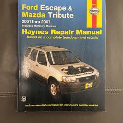 Ford Escape & Mazda Tribute 2001–2007 Haynes Repair Manual 