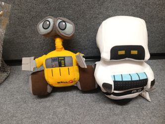 Wall E And M.O Robot Cleaner Plush Bundle
