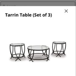 Tarrin Table (Set of 3 Ashley