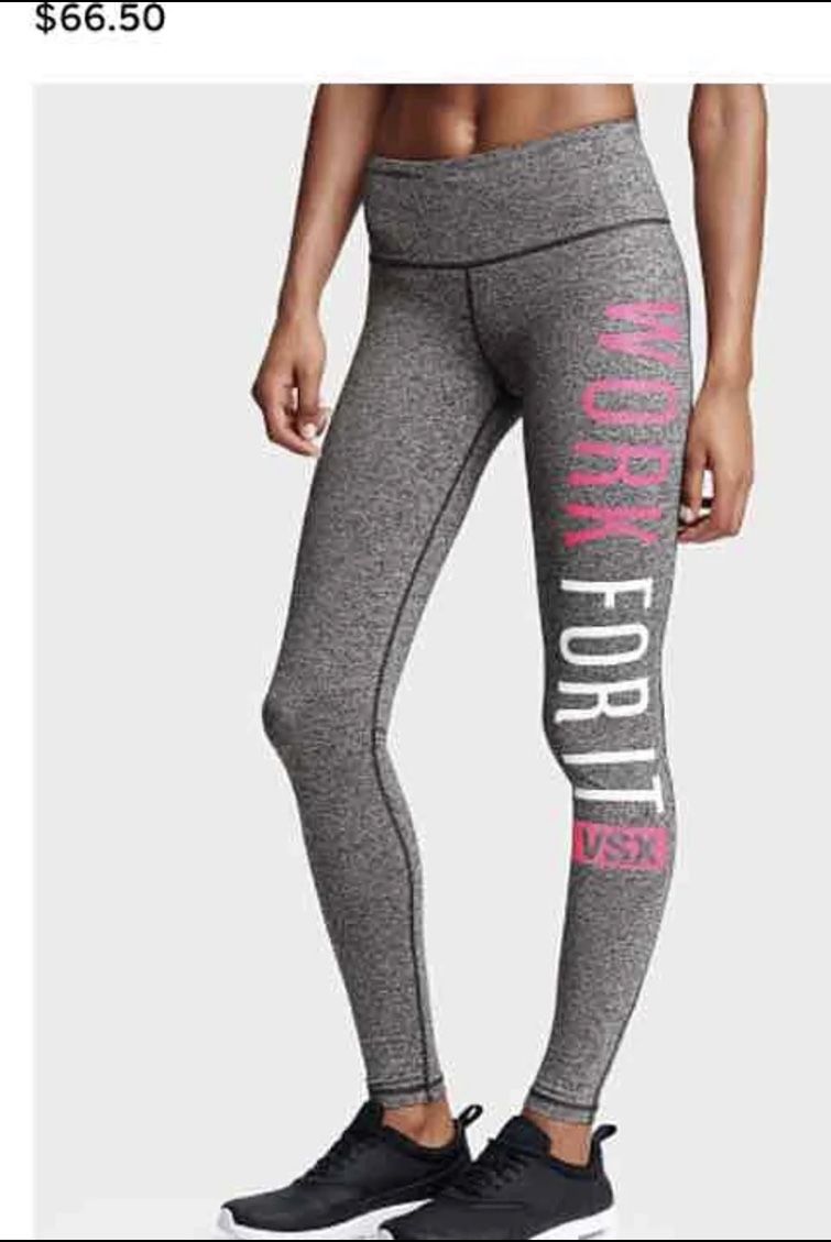 New No Tags Large Victorias Secret Leggings / Vs Pink 