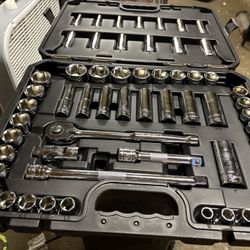 Matco Silver Eagle - 57 pc Chrome Socket Master Set (SC57SEA) 1/2" Drive