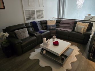 Full set leather couches $800