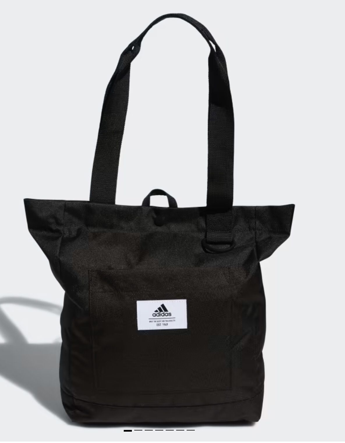 ADIDAS black tote bag handbag shopper