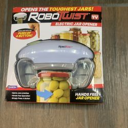RoboTwist Automatic Electric Jar Opener (Hands-Free, One-Touch