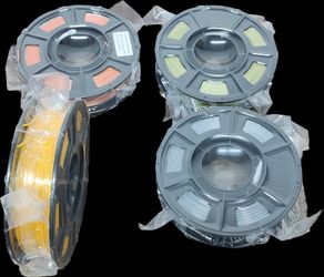 Silk PLA Filament 1.75mm Bundle For 3D Printer, 4 Rolls Of 250g Silk Copper/Silk Gold/Silk Sliver/Silk Bronze 3D Printer Filament