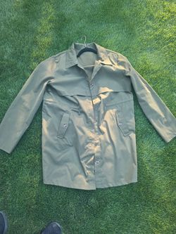 Green coat size XL