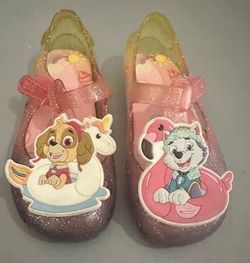 Paw Patrol Skye and Everest Kids Toddler Jelly Sandal Shoes