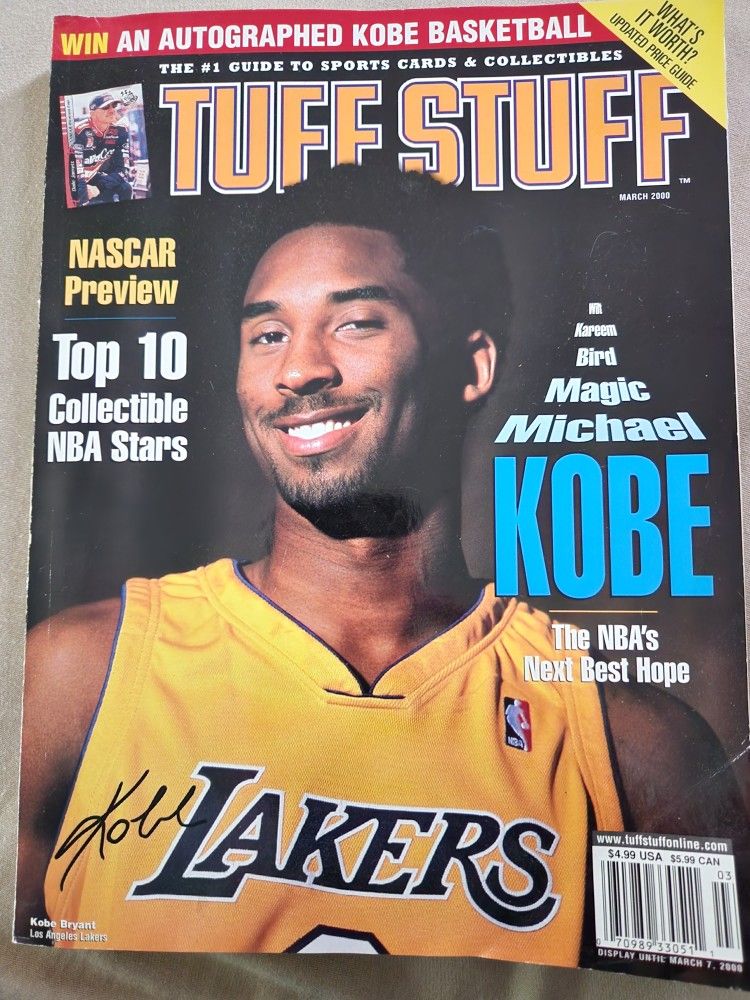 Tuff Stuff Kobe Bryant.