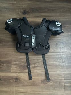 Black Battle Pro-System football shoulder pads