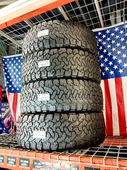 ✅ 4 USED TIRES LT285/70R17 BF GOODRICH K02 ALL TERRAIN OFF-ROAD 4X4 JEEPS TRUCKS 285 70 17