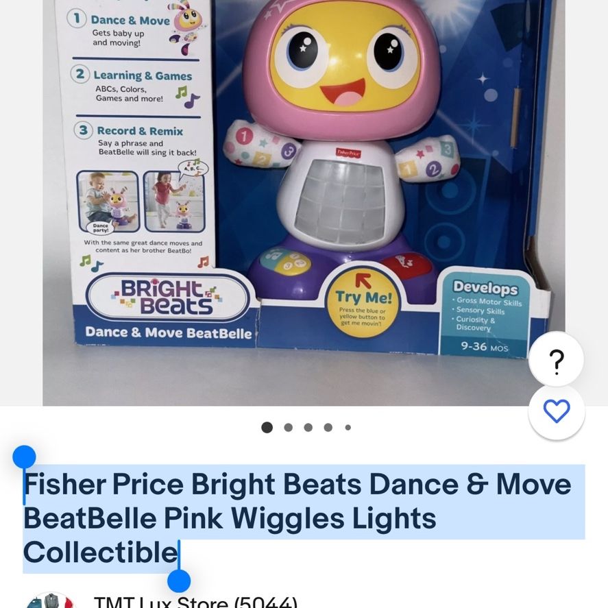 Fisher Price thanksful Bright Beats BeatBelle