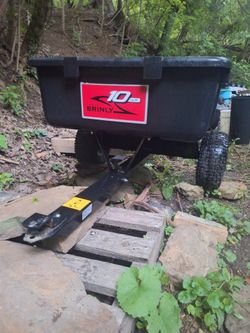 New BRINLEY 10cu Ft -650lb Dump Trailer. 