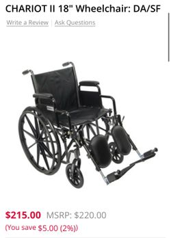 Brand new wheelchair