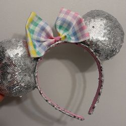 Disney Ears Silver New 