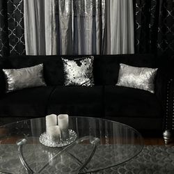 Sofa, Love Seat , Coffee Table Set And 2 Lamps For 400