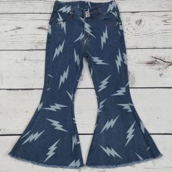 Girls Western Flare Jeans