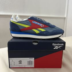 Reebok Aztec II Athletic Lace Up Shoe Mens Size 8 GZ9870 Blue Red Yellow Black